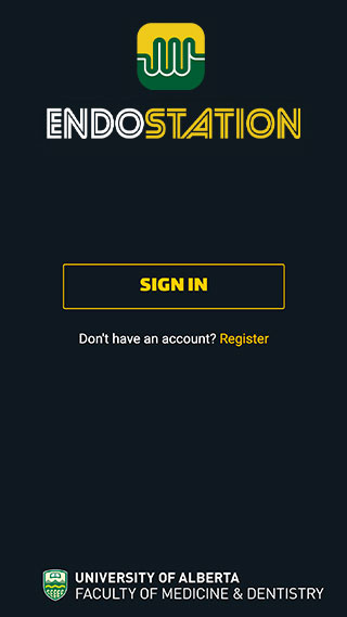 App Screenshot #1 App home page